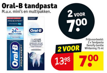 Kruidvat Oral-b tandpasta aanbieding