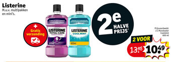 Kruidvat Listerine aanbieding