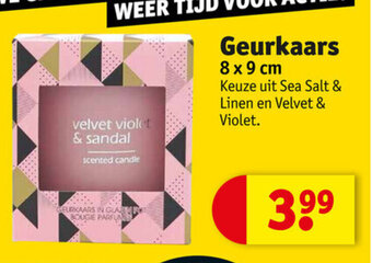 Kruidvat Geurkaars aanbieding