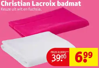 Kruidvat Christian lacroix badmat aanbieding