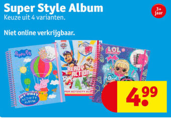 Kruidvat Super style album aanbieding
