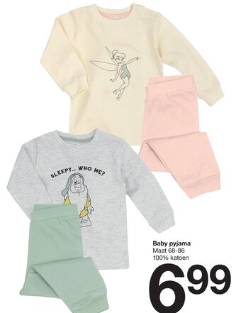 Zeeman Baby pyjama aanbieding