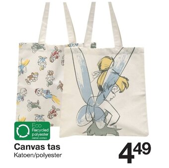 Zeeman Canvas tas aanbieding