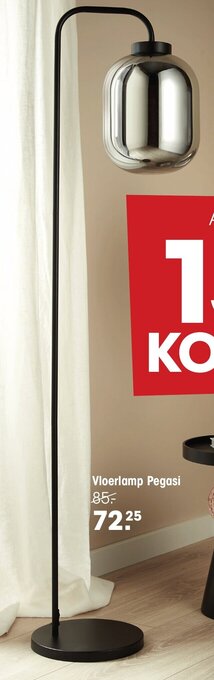 Kwantum Vloerlamp pegasi aanbieding