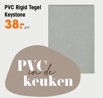 PVC rigid tegel keystone