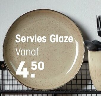 Kwantum Servies glaze aanbieding
