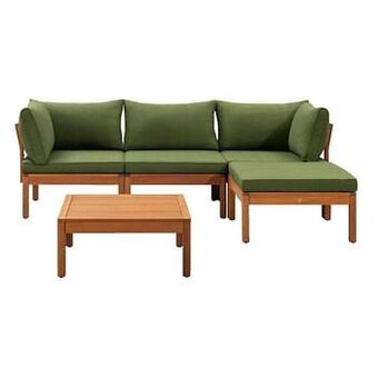 Leen Bakker Le Sud modulaire loungeset Orleans V1 - groen - 5-delig - Leen Bakker aanbieding