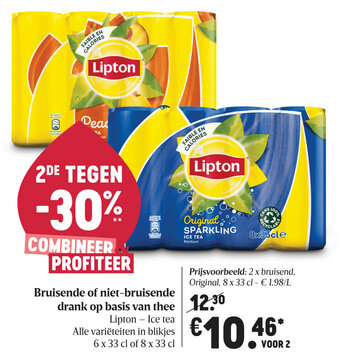 Delhaize Bruisende of niet-bruisende drank op basis van thee aanbieding