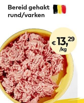 Bio Planet Bereid gehakt rund-varken aanbieding