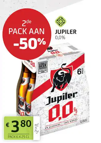 BelBev Jupiler 0,0% Pack 6 x 25 cl aanbieding