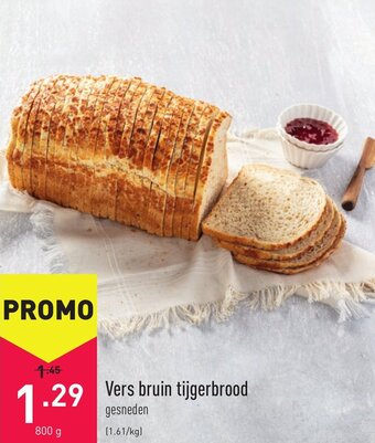 ALDI Vers bruin tijgerbrood 800g aanbieding