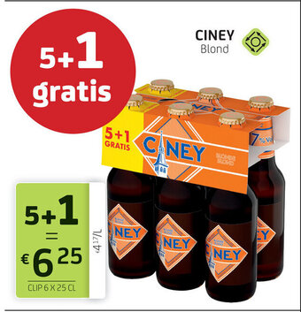 BelBev Ciney Blond Clip 6 x 25 cl aanbieding