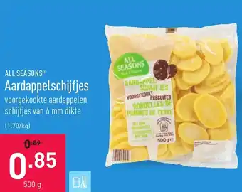 ALDI Aardappelschijfjes 500g aanbieding