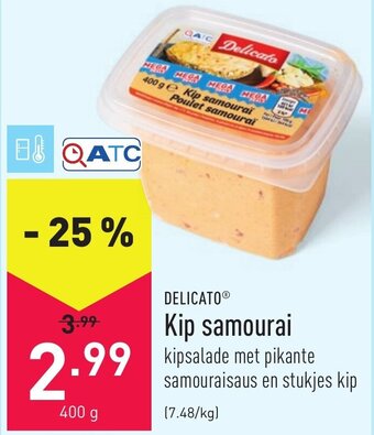 ALDI Kip samourai 400g aanbieding