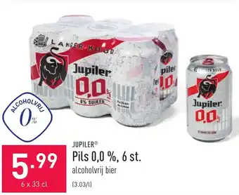 ALDI Pils 0,0%, 6 st. 33 cl aanbieding
