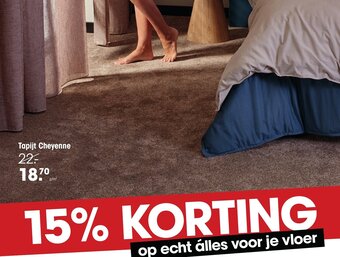 Kwantum Tapijt Cheyenne aanbieding