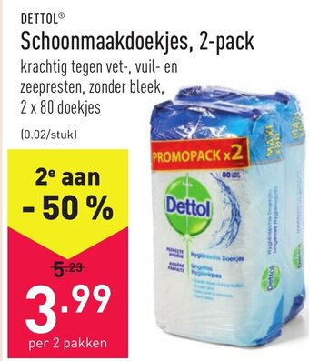 ALDI Schoonmaakdoekjes, 2-pack aanbieding
