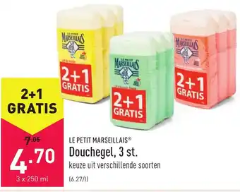 ALDI Douchegel, 3 st. 250ml aanbieding