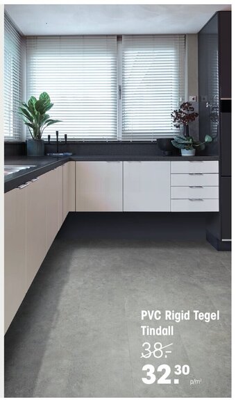 Kwantum PVC Rigid Tegel Tindall aanbieding