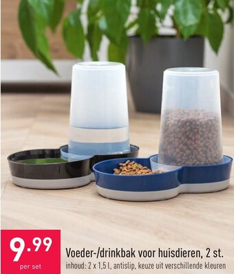 ALDI Voeder-/drinkbak voor huisdieren, 2 st. aanbieding