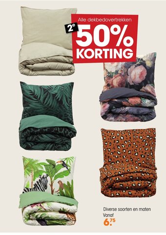 Kwantum Alle dekbedovertrekken Diverse Soorten en maten aanbieding