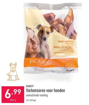 ALDI Varkensoren voor honden 300g aanbieding