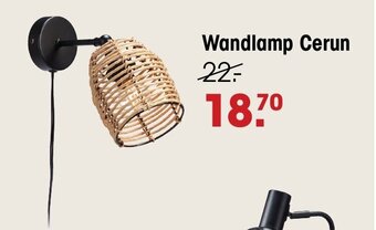 Kwantum Wandlamp Cerun aanbieding