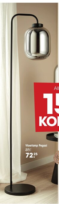 Kwantum Vloerlamp Pegasi aanbieding