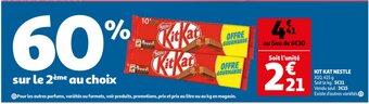 Auchan Kit Kat Nestle x10, 415g aanbieding