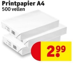 Kruidvat Printpapier a4 aanbieding