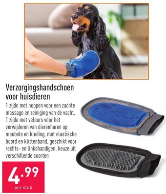 ALDI Verzorgingshandschoen voor huisdieren aanbieding