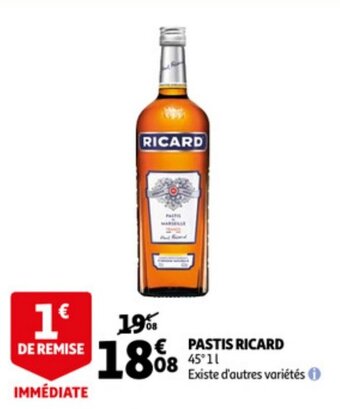 Auchan Pastis Ricard aanbieding