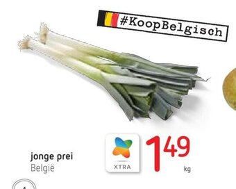 Spar Colruyt Jonge Prei aanbieding