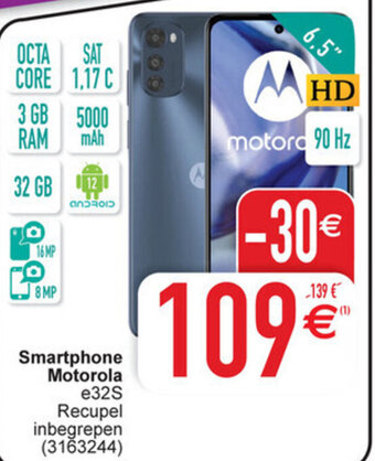 Cora Smartphone Motorola e32S aanbieding