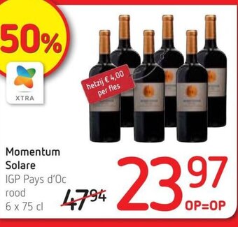 Momentum Solare IGP Pays d'Oc Rood 6 x 75cl