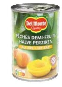 Del Monte Halve Perziken op Sap 415g