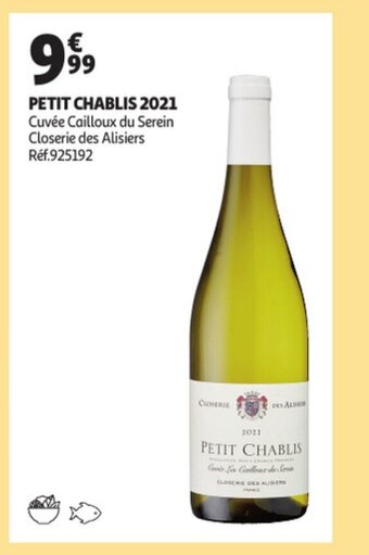 Auchan Petit chablis 2021 aanbieding