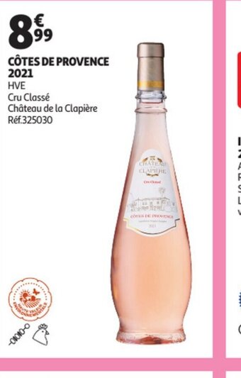Auchan Cotes de provence 2021 aanbieding