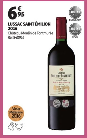Auchan Lussac saint emilion 2016 aanbieding