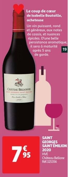 Auchan Saint georges saint emilion 2020 aanbieding
