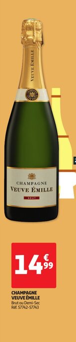 Auchan Champagne veuve emille aanbieding