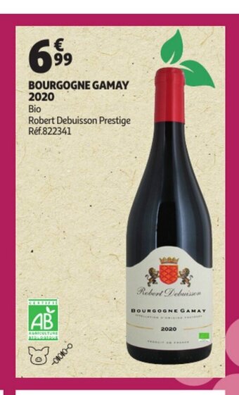 Auchan Bourgogne gamay 2020 aanbieding