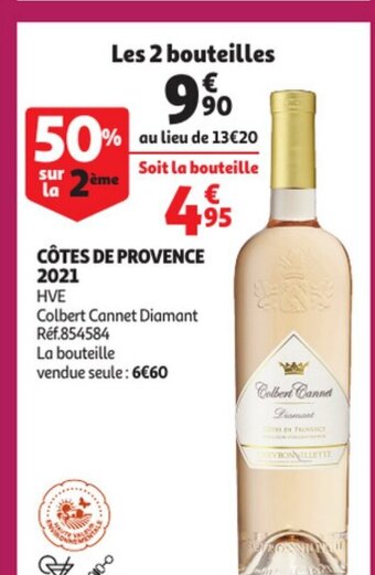 Auchan Cotes de provence 2021 aanbieding