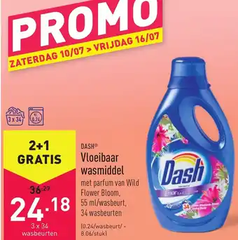 ALDI Vloeibaar wasmiddel 34 wasbeurten aanbieding