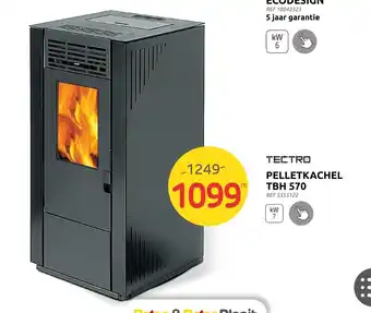 Brico Tectro Pellet Kachel TBH 570 aanbieding