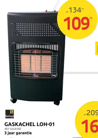 Brico Sencys Gaskachel LOH-01 aanbieding