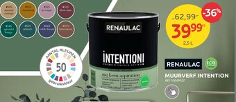 Brico Renaulac Muurverf Intention 2.5L aanbieding
