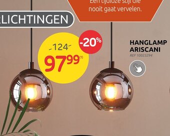 Brico Hanglamp Ariscani aanbieding