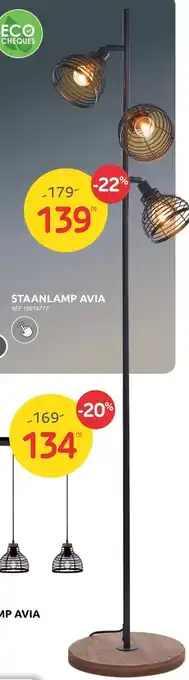 Brico Staanlamp Avia aanbieding