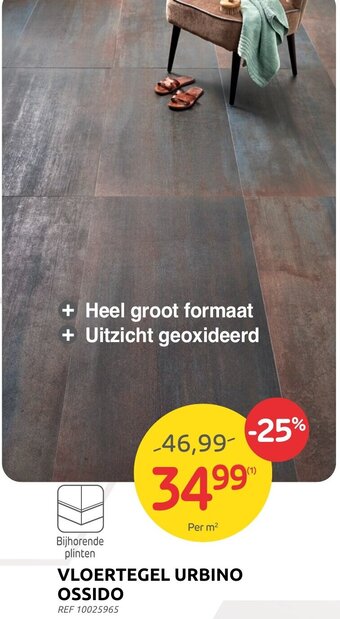 Brico Vloertegel Urbino Ossido aanbieding